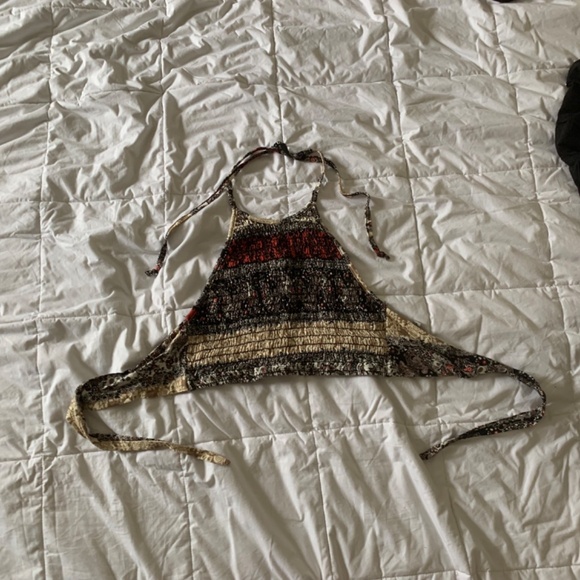 NWOT Never worn Scarf style halter top, stretchy, Exote, Small (Xs-Sm) - Picture 2 of 4